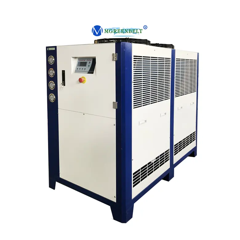 CE Approved Blue Color Box Type 0 Degree Glycol Water Chiller Capacity 8 Ton Price