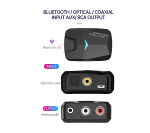 2023 nóng bán kỹ thuật số để Analog chuyển đổi âm thanh Adapter Kỹ Thuật Số SPDIF quang Coax Đồng trục Toslink để 3.5 mét aux RCA L/R 5.0 Receiver - Product Image 4
