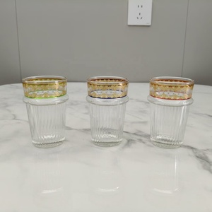 Ensemble de 12 verres arabes du Moyen-Orient, 6 tasses à thé marocaines - Product Image 3