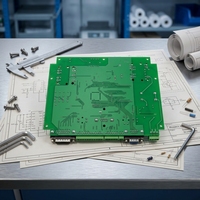 Shenzhen Custom New Arrival SMT PCBA PCB Assembly Civilian Boat Control Sonar Fish Detector Printed Circuits Assembly