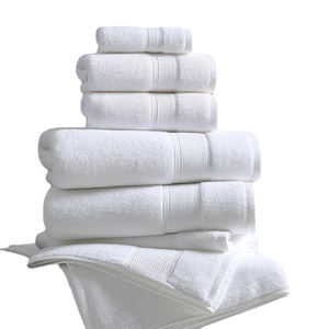 Serviettes de bain d'hôtel cinq <span class=keywords><strong>étoile</strong></span>s, ultra-absorbantes, technologie anti-déchirure, usage domestique, haut de gamme, blanches, motif uni, pour salons de beauté, serviettes de <span class=keywords><strong>piscine</strong></span> - Product Image 1