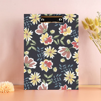 Carpeta de archivos personalizada de fábrica, Folio con líneas recargables, Bloc de notas, suministros de papelería, Clip, organizador de bloc de notas para niña y Mujer