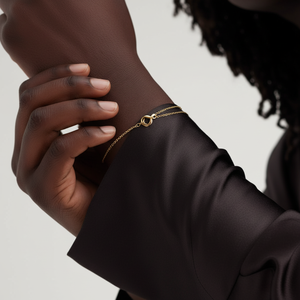 สร้อยข้อมือชุบทองทันสมัยทำจากโลหะผสมมุกและวัสดุทองเหลืองสำหรับงานปาร์ตี้หรือเป็นของขวัญ - Product Image 1