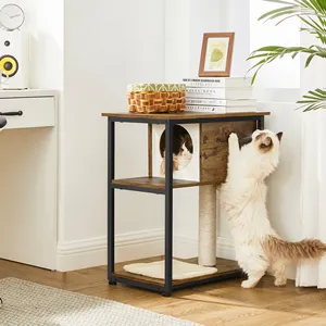 Feandrea Pet furnitureالصانع تصميم OEM بيع بالجملة شجرة القط Sratcher المتسلق دائم