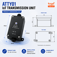 Transmisor de Nivel Inalámbrico Tuya Smart Wi-Fi/BLE 5.0, Salida Dual de 4-20 mA, Sensor de Presión Sumergible de Alta Precisión IP68 para Agua y Aceite