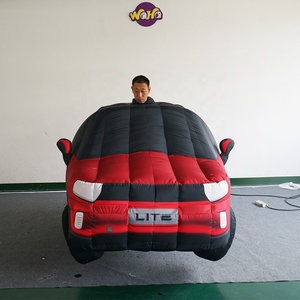 Vui lễ hội diễu hành đi bộ <span class=keywords><strong>inflatable</strong></span> xe Quảng Cáo cảnh sát loại bơm hơi phim hoạt hình xe mô hình trang phục trong quảng cáo Inflat - Product Image 5