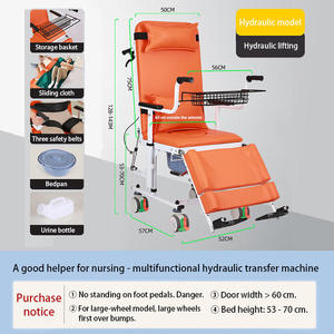 2025 Reclining Hydraulic Patient Lift <strong>Chair</strong> Reclinable Backrest Heavy Duty Transfer Device for Disabled <strong>Elderly</strong> with Armrests - Product Image 6