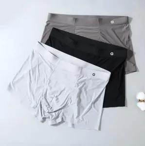 Productos para Dropshipping 2026: Ropa Interior Masculina de Lujo de Alta Calidad, Calzoncillos Boxer con Diseño de Letras Impresas, para Uso Diario Informal - Product Image 2