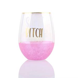 Verres à <span class=keywords><strong>vin</strong></span> décoratifs de luxe en <span class=keywords><strong>verre</strong></span> coloré pour mariages, avec tiges dorées ou roses, vente en gros - Product Image 5