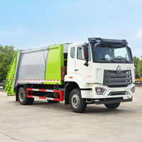 Camion à ordures diesel certifié Euro 5, capacité de 5 m3, compacteur arrière, rapport de compactage 1:3, transmission manuelle, roues motrices 4x2