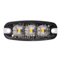 Luz Estroboscópica Azul Ámbar de 6 LED R65 para Emergencias en Vehículos, Luces Intermitentes de 12V, Accesorios de Iluminación para Automóviles