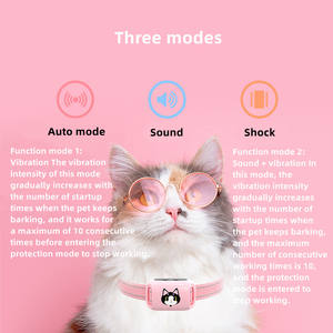 Venta al por mayor lindo diseño de moda gato entrenamiento Collar Anti Meow sonido choque advertencia Collar - Product Image 4