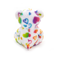 Animal en peluche en peluche doux, jouets promotionnels ours en peluche avec coeur cadeaux saint-valentin ours en peluche jouet en peluche