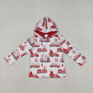 BT1471 RTS Western Grey Cartoon Print 100% Cotton Spring Digital Printing 2 Pcs Adult Men's Hoodie T-<b>Shirt</b> - Product Image 6