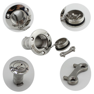 RICHWITS Stainless Steel Filler Cap 316 For Yacht Fuel Tank Water Inlet Cover - Product Image 4