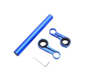 Support de téléphone multifonction en alliage d'aluminium pour lampe torche et appareil photo, double fixation pour extensions de <span class=keywords><strong>guidon</strong></span> de vélo, trottinette et <span class=keywords><strong>moto</strong></span> - Product Image 2