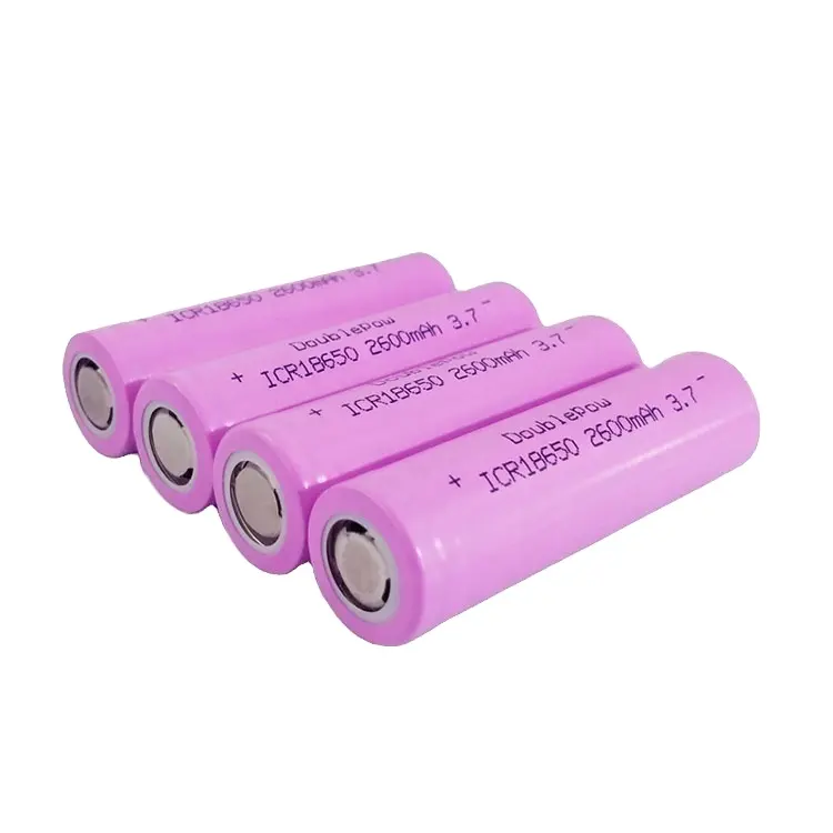 Hoge Energie Lithium Batterij 18650 3.7V 2600Mah 18650 Lithium Ion Batterijen 18650 Oplaadbare Batterijen