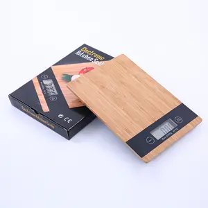 scale cutting board bamboo chopping board kitchen accessories with magnetic