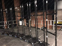Support d'éclairage mini en alliage d'aluminium, structure modulaire portable pour DJ, mariages, théâtres, bars, spectacles d'éclairage en petits espaces