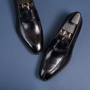 Mocasines Formales de Negocios para Hombre, Estilo Europeo-Británico, con Cordones, Transpirables, Ligeros, Antideslizantes, con Suela de Goma, Talla Grande - Product Image 5
