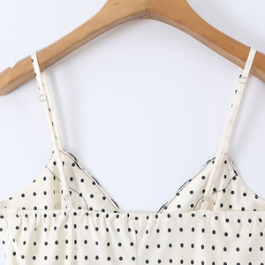 SHENZHU Abito Estivo da <span class=keywords><strong>Donna</strong></span> 2026 Nuova Moda con Pois e Pizzo Patchwork, Vestito <span class=keywords><strong>Retrò</strong></span> Sexy ed Elegante - Product Image 5