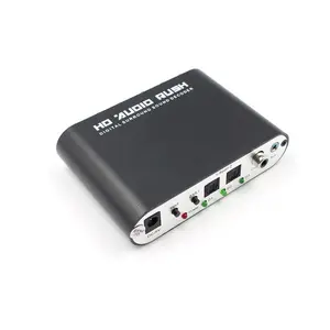 Audio Gear Digital Sound Decoder Converter Optical SPDIF/ Coaxial DTS zu 5.1CH Analog Audio für DVD PC