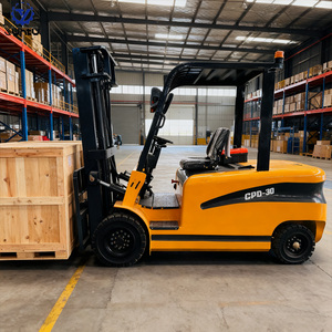 Meilleur prix YUNTU Chariot élévateur électrique 3 tonnes Certification CE Mini chariot élévateur 4 roues motrices Pneus pleins pour utilisation en restaurant Vente directe usine - Product Image 6