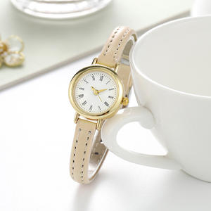 Esfera minimalista y ultra pequeña de estilo <span class=keywords><strong>academia</strong></span> de comercio exterior de gran venta, Correa fina retro y artística, reloj compacto - Product Image 6