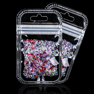 Cổ phiếu bán buôn rõ ràng minh bạch nhựa OPP Ziplock Túi double side bao bì cho Đảng trang sức và móng tay nhỏ túi - Product Image 3