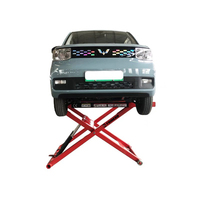 2.8T portable mini élévateur de voiture facile à déplacer élévateur à ciseaux plate-forme élévatrice à ciseaux ascenseur de voiture à vendre