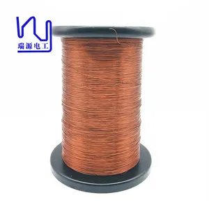 Fio de cobre ultra fino enmaltado de cor diferente, 0.012mm - 0.8mm para transformador isolado esmaltado sólido 150/180/220 uew/pew/eiw