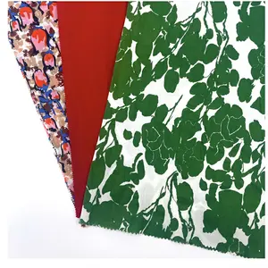 Textiles modernes à la mode 100% coton popeline de styliste Floral imprimé numérique vêtements tissu pour écharpe