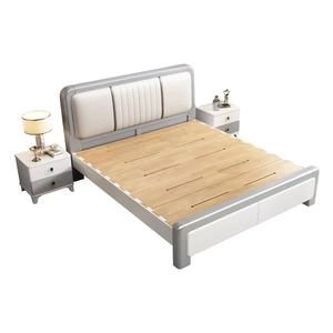 <span class=keywords><strong>Cama</strong></span> <span class=keywords><strong>de</strong></span> plataforma tapizada moderna con soporte <span class=keywords><strong>de</strong></span> listón <span class=keywords><strong>de</strong></span> madera, marco <span class=keywords><strong>de</strong></span> <span class=keywords><strong>cama</strong></span> <span class=keywords><strong>de</strong></span> cabecera <span class=keywords><strong>de</strong></span> <span class=keywords><strong>polipiel</strong></span> gris y blanco - Product Image 3