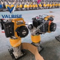 Pilonneuse thermique en fonte 6,5 CV, 70 kg, robuste, 750 battements par minute, pour tranchées de 35 cm et terrasses en argile