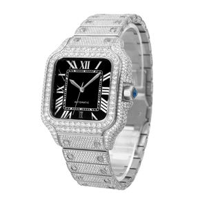 New Stylish Hip Hop Iced Out VVS Moissanite <b>Watch</b> Automatic Passes Diamond Tester Jewelry <b>Watch</b> - Product Image 4