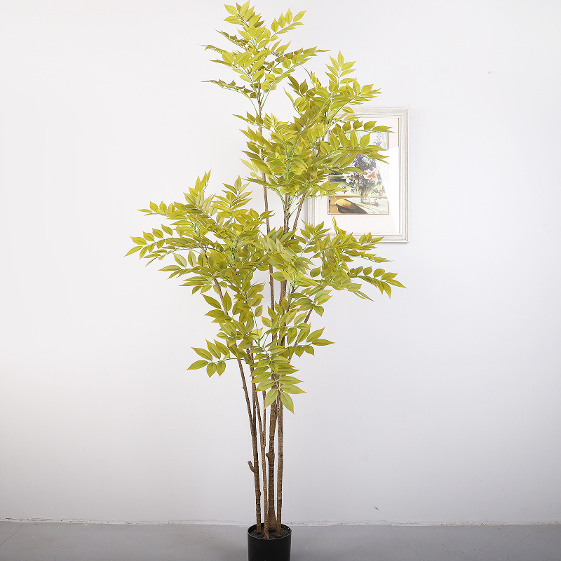 Arbre à dessins animés chinois de 1,8 mètre de haut avec 110 feuilles [Couleurs d'automne]