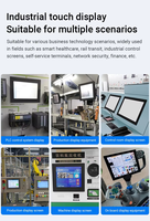 PC industriel tout-en-un à écran tactile pour système de surveillance de ligne de production en usine MES, écran tactile mural