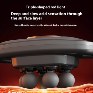 Nouveau pistolet Fascia <span class=keywords><strong>rond</strong></span> à six têtes pour le corps, le fitness et la physiothérapie à domicile, outil de massage à grande surface en plusieurs parties à 30 vitesses - Product Image 4