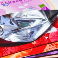 Op maat bedrukte, gemakkelijk te openen aluminiumfolie zak, flesvormige, staande plastic zak, voedselveilige Mylar verpakkingstas voor voedsel