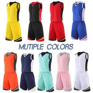 Uniforme de <span class=keywords><strong>basket</strong></span>-ball rétro personnalisé pour hommes, <span class=keywords><strong>pas</strong></span> <span class=keywords><strong>cher</strong></span>, 100% polyester, maille respirante pour adultes, maillot de <span class=keywords><strong>basket</strong></span>-ball d'été avec short HLG224 - Product Image 2