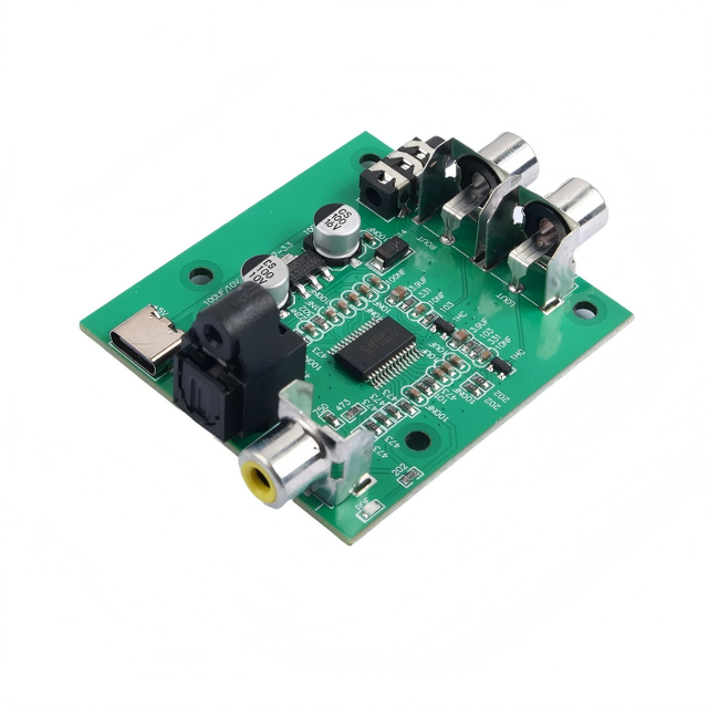 DAC Audio Decoder Board Optical Coaxial 24bit 192KHz Digital to Analog Converter RCA 3.5mm Output HiFi DIY