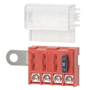 Nouveau bloc de fusibles à montage sur borne de batterie à 4 circuits ST 5023 avec couvercle transparent - Product Image 2