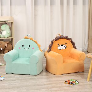 <b>Toddler</b> First Chair Soft Plush Dinosaur Sofa 9.5 In Wide Portable Kids Chair For <b>Toddlers</b> With Cute Face Design - Product Image 4