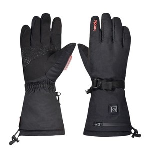 Guantes calefactores eléctricos Boodun, guantes de esquí negros unisex para invierno con carga USB, tres configuraciones de temperatura - Product Image 3