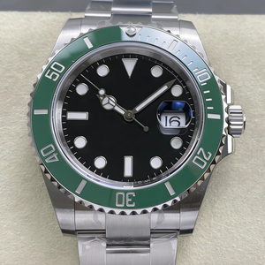 Reloj Mecánico de Lujo de la Mejor Calidad, 41 mm, Fábrica VS, Acero 904L, Movimiento ETA 3235, 126610, Reloj de Buceo Verde Cerámico Hulk - Product Image 1