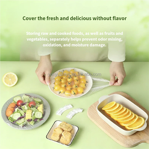 <span class=keywords><strong>Film</strong></span> alimentaire jetable en PE de qualité alimentaire, longueur 36 cm, pour la conservation des plats et des fruits/légumes à usage domestique, vente en gros - Product Image 3