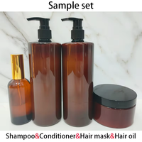 Minyak Argan alami Label pribadi mendorong pertumbuhan rambut dan perbaikan Set sampo dan kondisioner minyak Argan organik rusak
