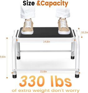 Deliladder <span class=keywords><strong>Escabeau</strong></span> pliant industriel en aluminium et échelle de sécurité d'agilité Capacité de charge de 150kg Meubles de salon ménagers - Product Image 2