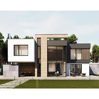 Petite villa préfabriquée à structure en acier Construction de bâtiments en métal Maison Casas De Verano Construction durable Maisons individuelles