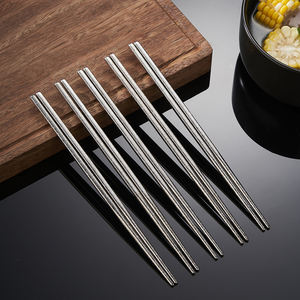 Palillos extendidos antideslizantes antibacterianos de titanio puro para regalos de empresa, diseño minimalista resistente al calor - Product Image 1